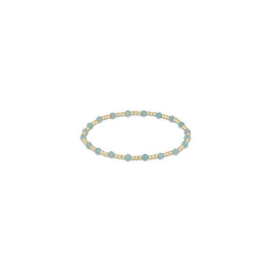enewton Gemstone Gold Sincerity Pattern 3mm Bead Bracelet
