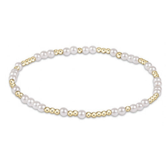enewton 6.25" Hope Unwritten Bracelet - Pearl 3mm