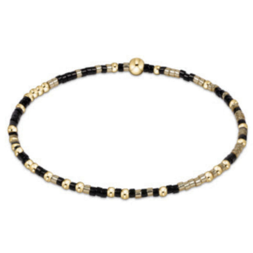 enewton 5.5" egirl Gameday Hope Unwritten Bracelet - Gold Luster Onyx