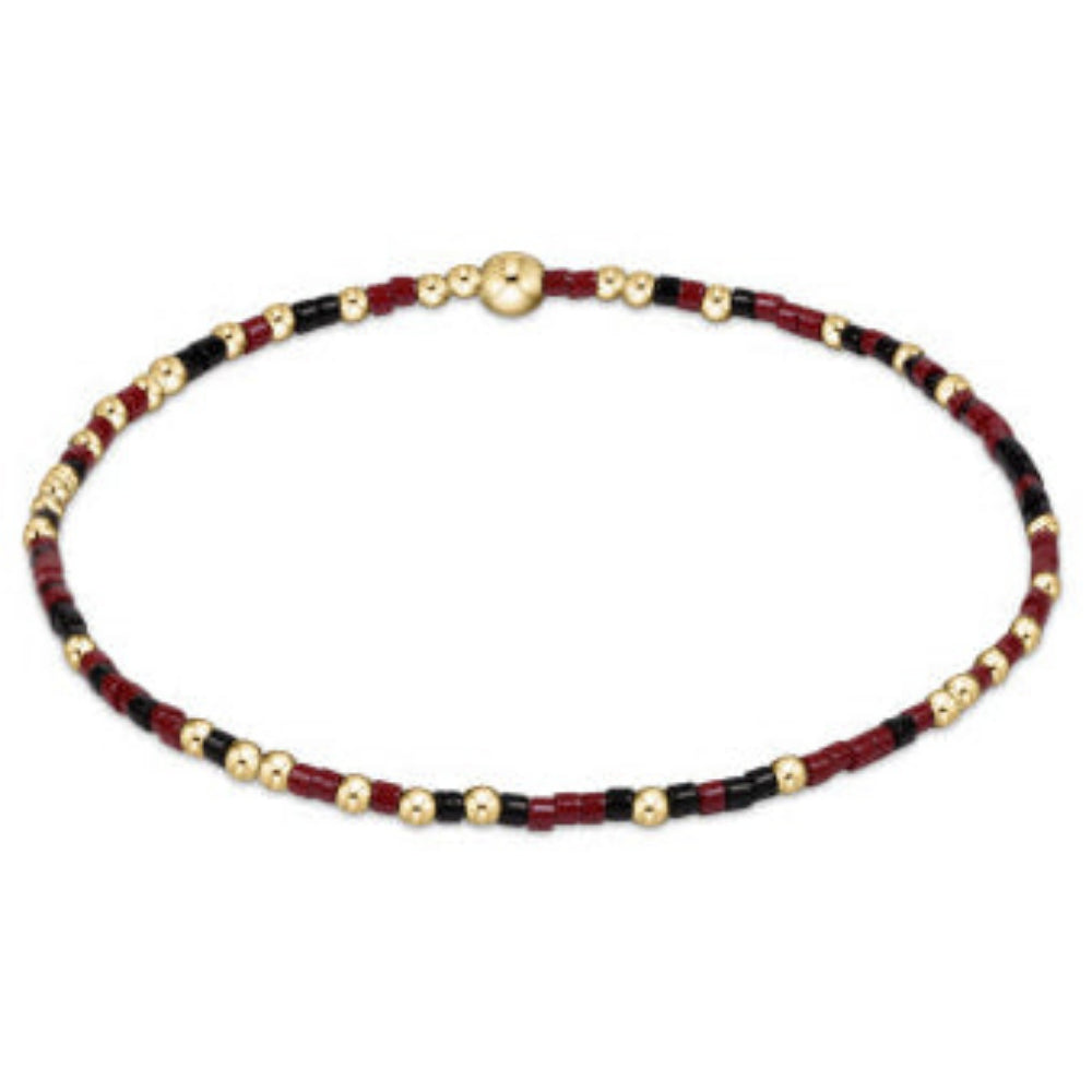 enewton 5.5" egirl Gameday Hope Unwritten Bracelet - Wine Onyx