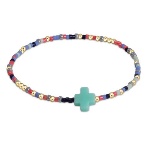 enewton 5.5" egirl Hope Unwritten Signature Cross Bracelet - Fall/Winter 2024 - Don't Be Crabby