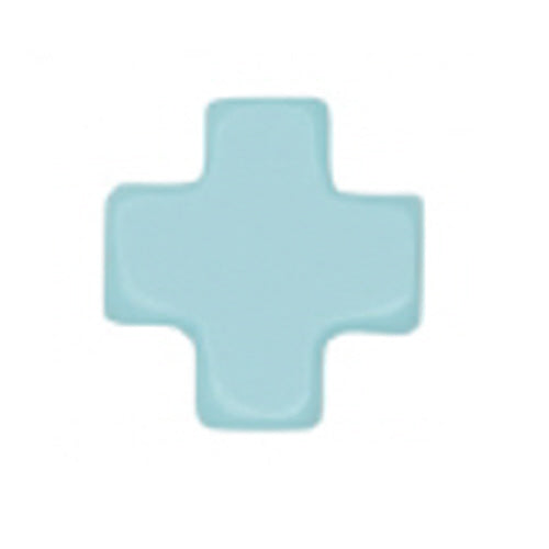 enewton 16" Necklace Gold - Signature Cross Small Charm - Turquoise