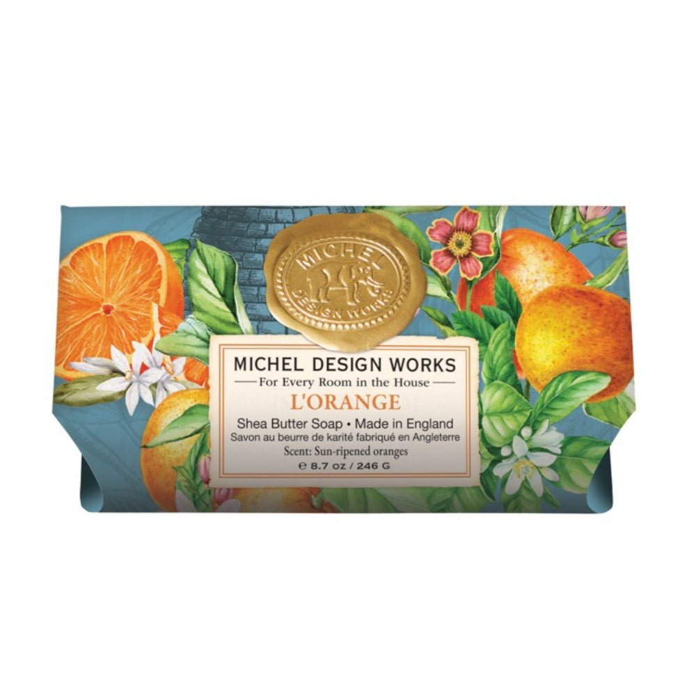 Michel Design Works L'Orange Large Bath Soap Bar