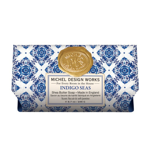 Michel Design Works Indigo Seas Large Bath Soap Bar
