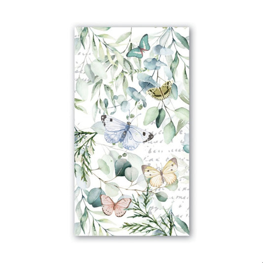 Michel Design Works Butterfly Fields Hostess Napkins - Pack of 15