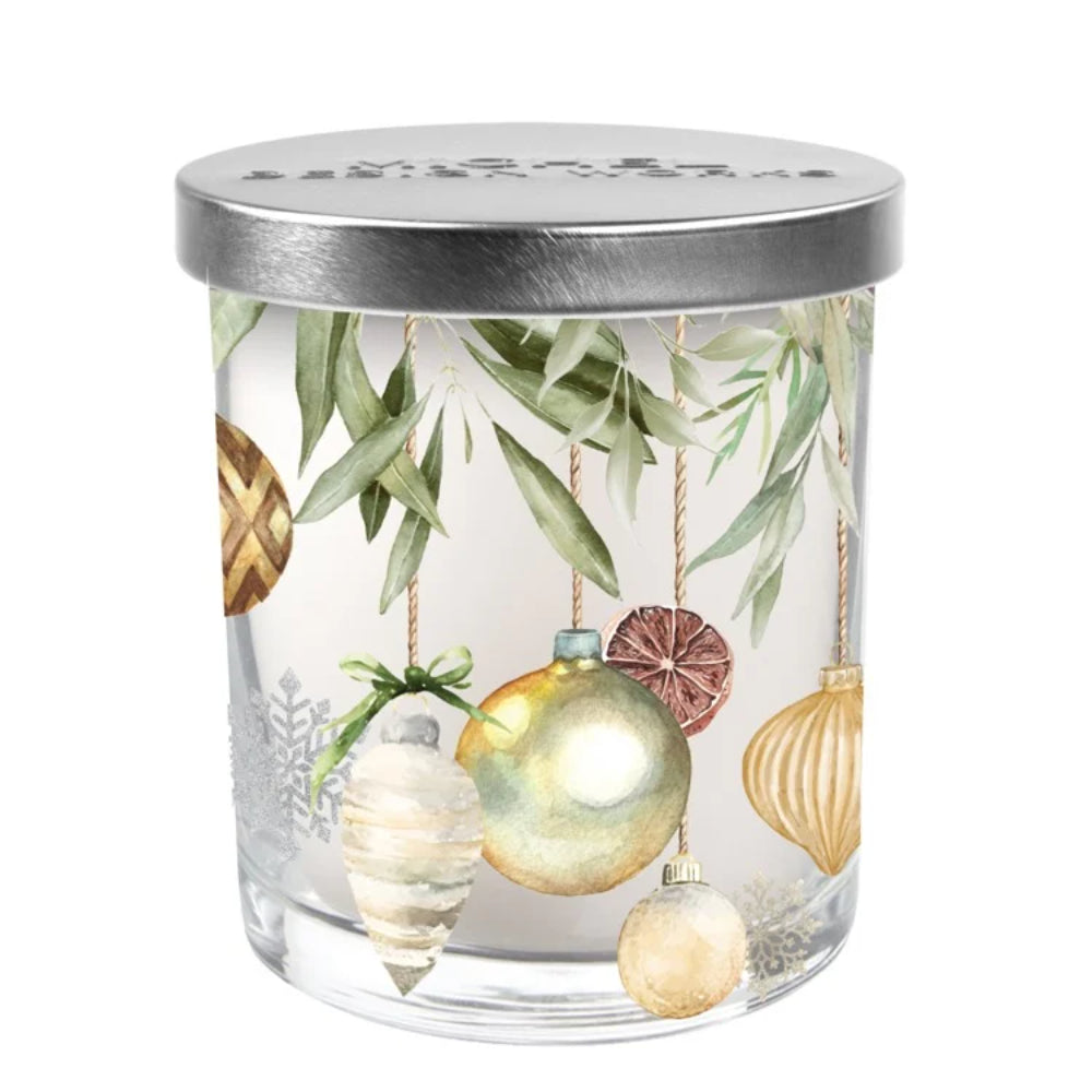 Michel Design Works Peace on Earth Candle Jar with Lid