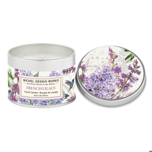 Michel Design Works French Lilacs Travel Candle