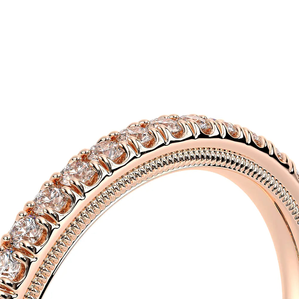 Verragio Tradition 18k Rose Gold Diamond Wedding Band
