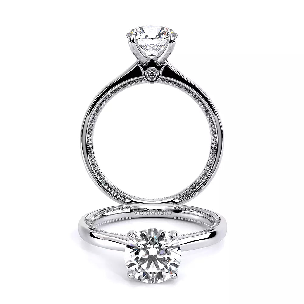 Verragio Renaissance Round Diamond Solitaire Engagement Ring