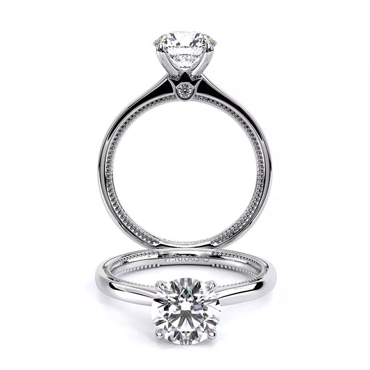 Verragio Renaissance Round Diamond Solitaire Engagement Ring