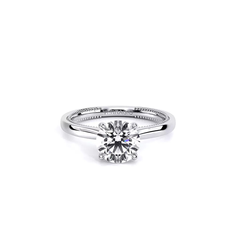 Verragio Renaissance Round Diamond Solitaire Engagement Ring