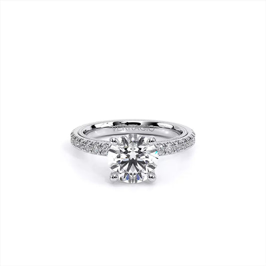 Verragio Tradition 14k Round Diamond Solitaire Engagement Ring