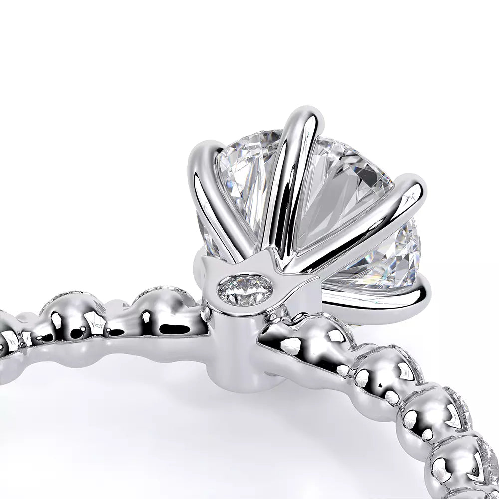 Verragio Renaissance 14k Gold 6 Prong Round Diamond Engagement Ring