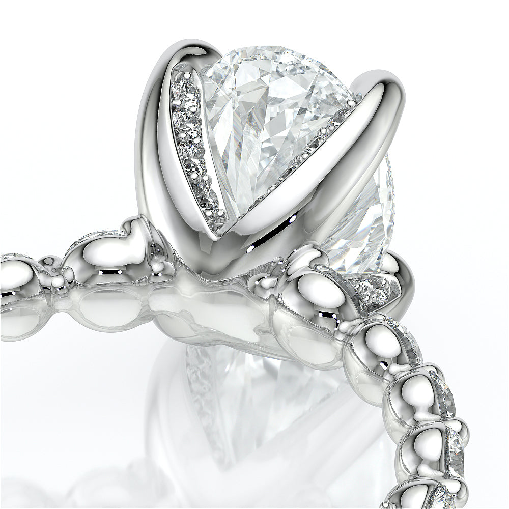 Verragio Vanguard 14k Gold Oval Diamond Engagement Ring