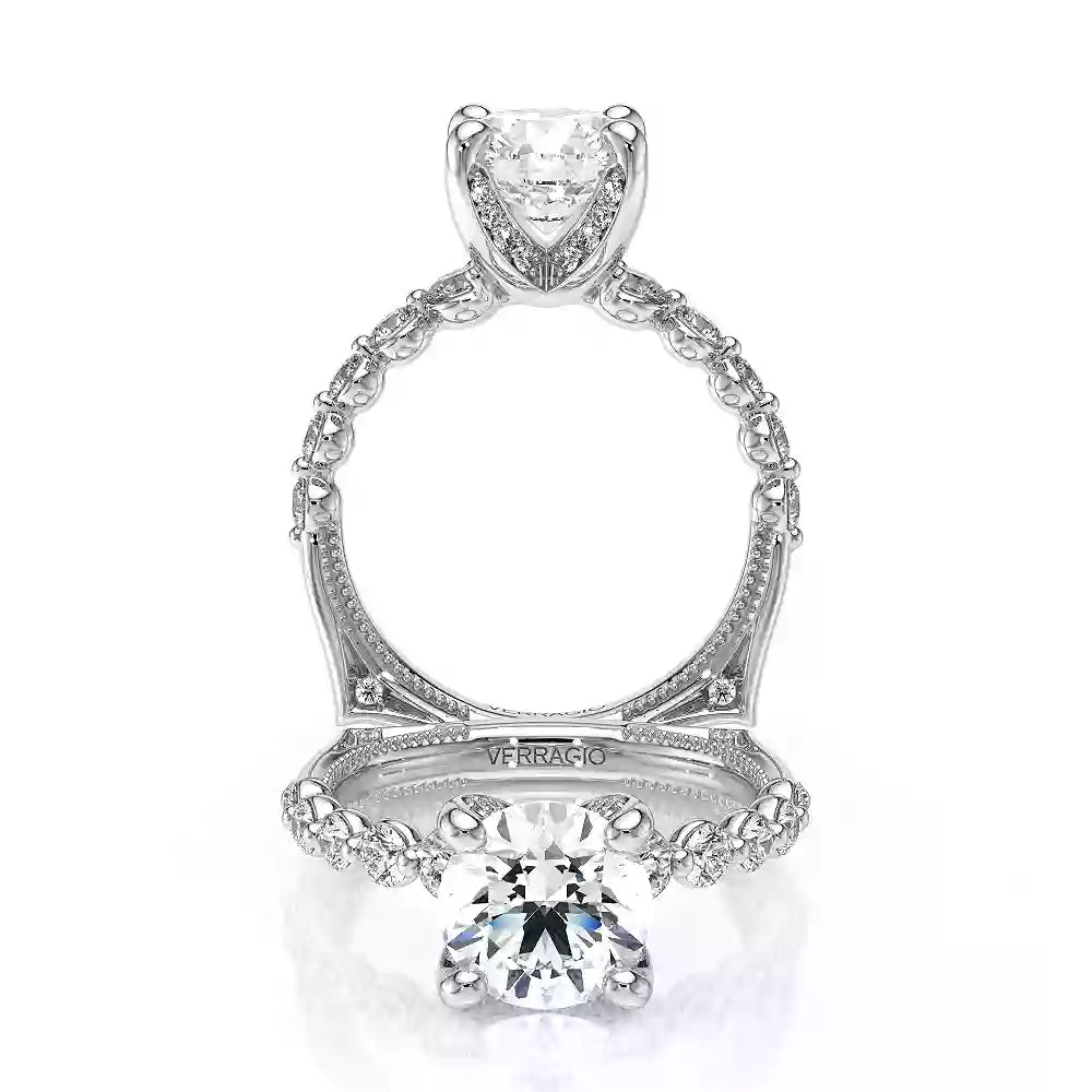 Verragio Vanguard 14k Gold Round Diamond Engagement Ring
