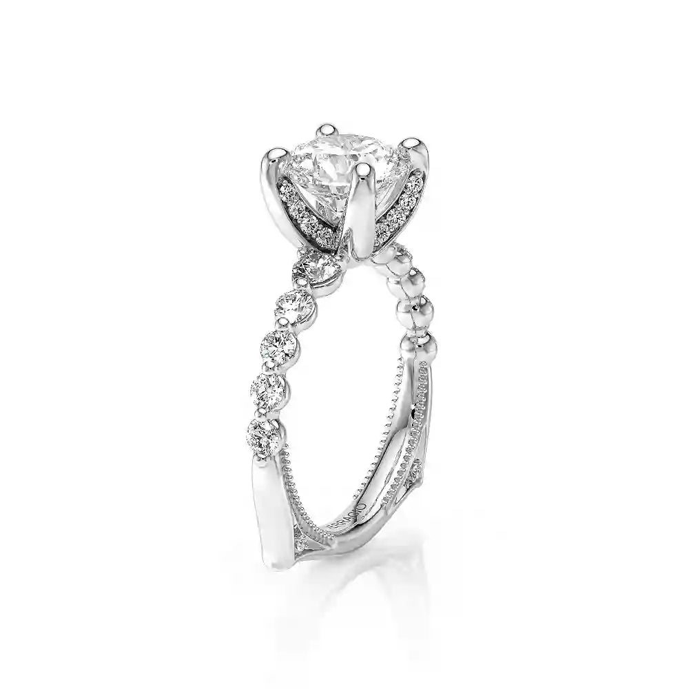 Verragio Vanguard 14k Gold Round Diamond Engagement Ring