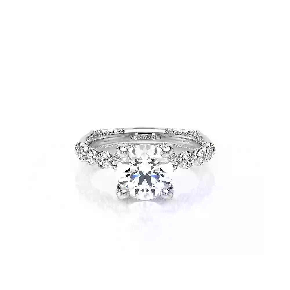 Verragio Vanguard 14k Gold Round Diamond Engagement Ring