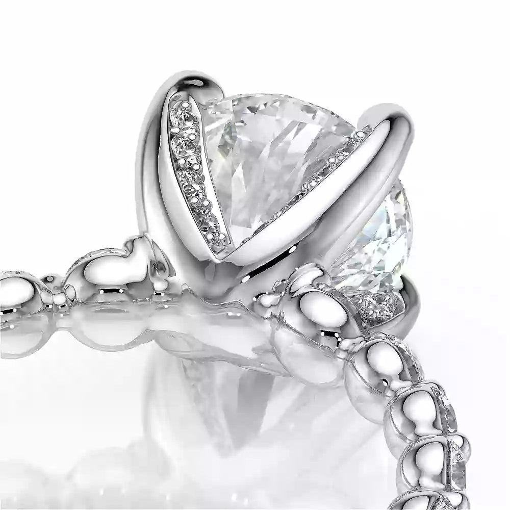 Verragio Vanguard 14k Gold Round Diamond Engagement Ring