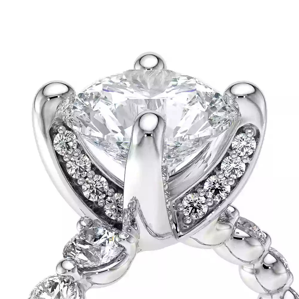 Verragio Vanguard 14k Gold Round Diamond Engagement Ring