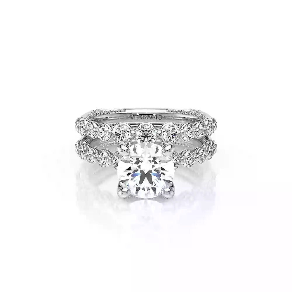 Verragio Vanguard 14k Gold Round Diamond Engagement Ring