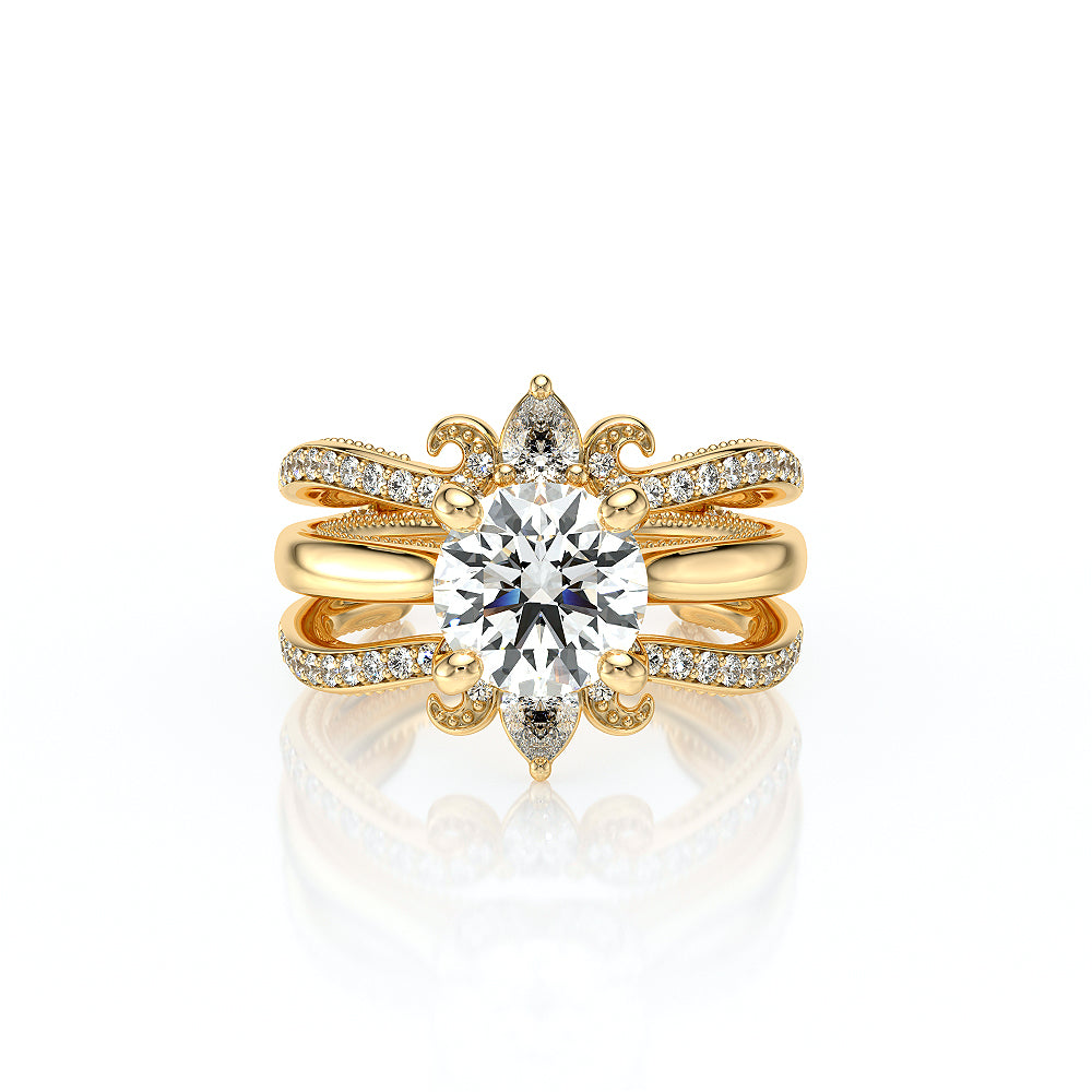 Verragio Vanguard 14k Gold Diamond Ring Embellisher