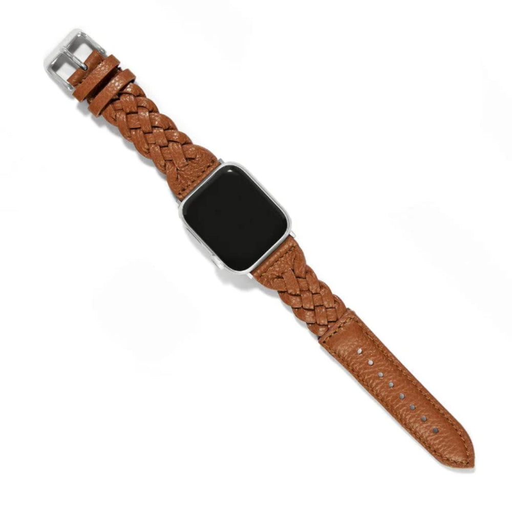 Brighton Sutton Braided Leather Watch Band
