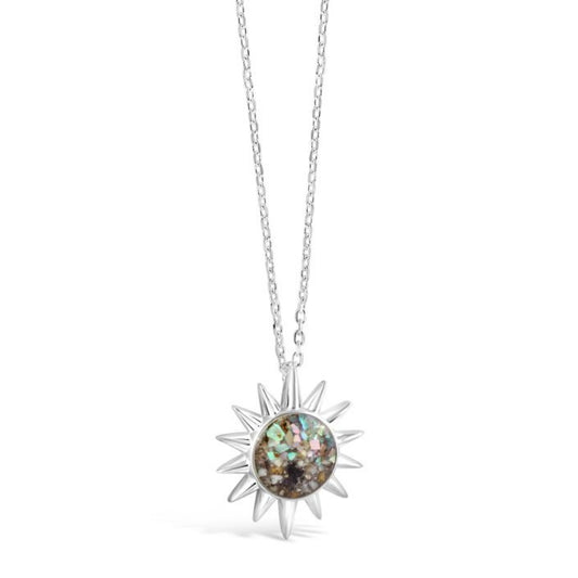 Dune The Sun Necklace - Short - Abalone Gradient