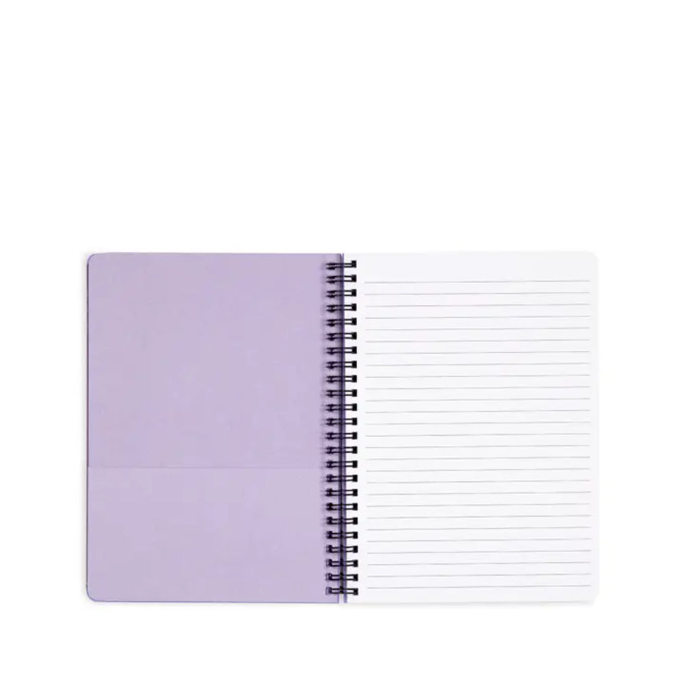 Steel Mill and Co. Mini Notebook, the Raven - Purple