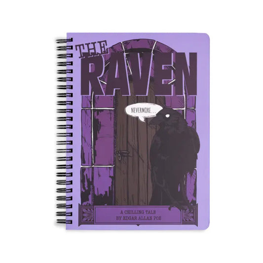 Steel Mill and Co. Mini Notebook, the Raven - Purple