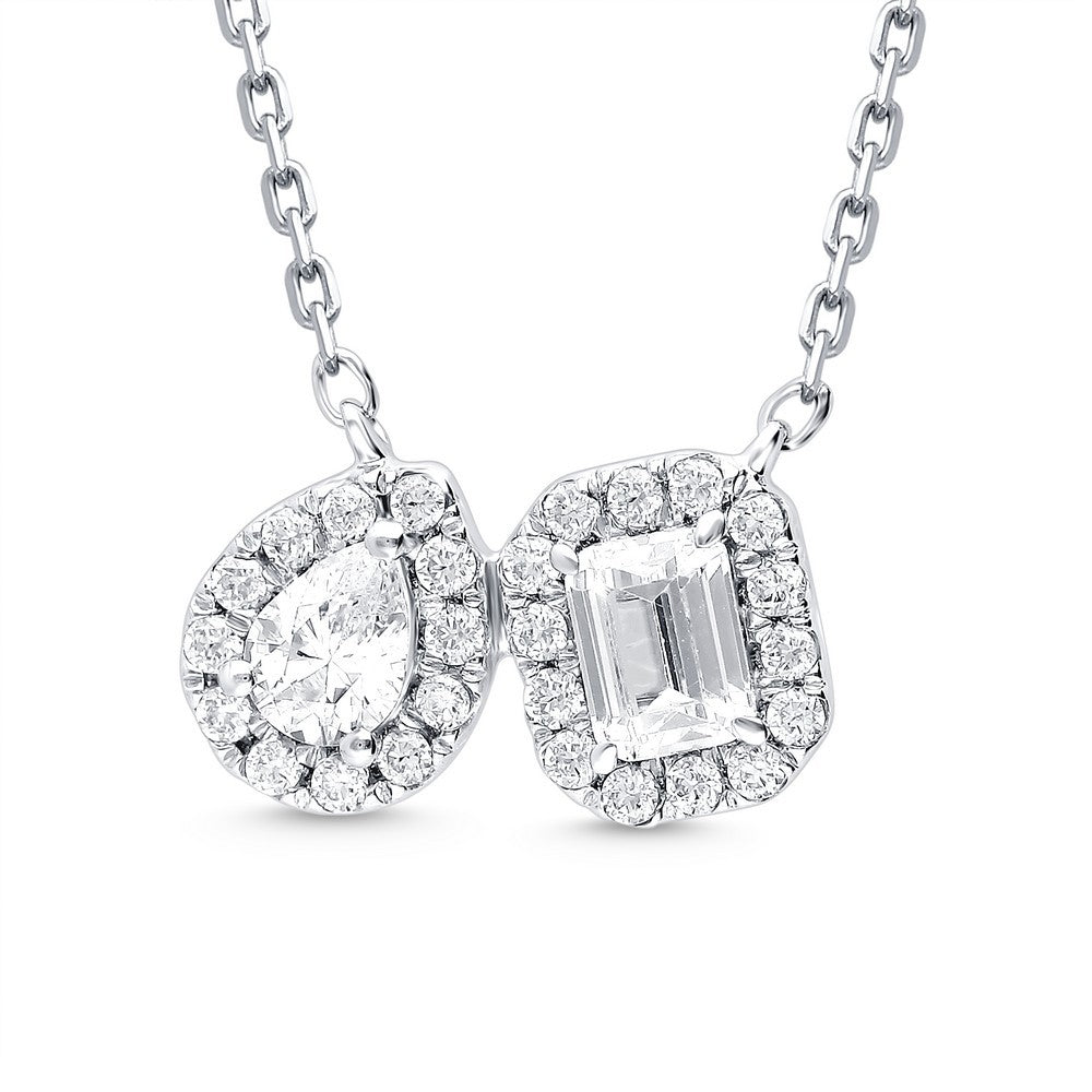 14k Gold Diamond Pendant Necklace