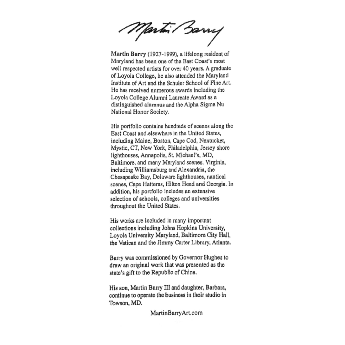 Martin Barry Fine Art Chapel, United States Naval Academy Print