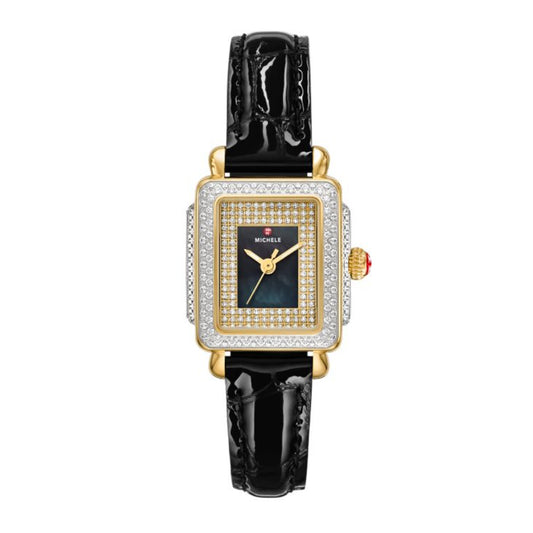 Michele Special Edition Deco Madison Mini Pave Diamond Watch