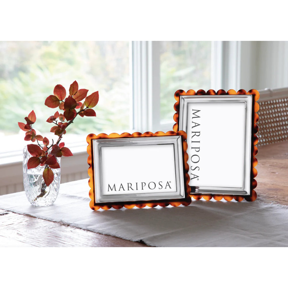 Mariposa Tortoise Scallop Signature Frame