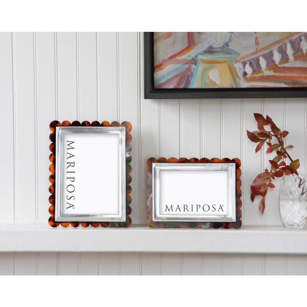 Mariposa Tortoise Scallop Signature Frame