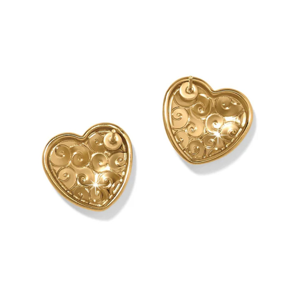 Brighton Trianon Heart Small Post Earrings