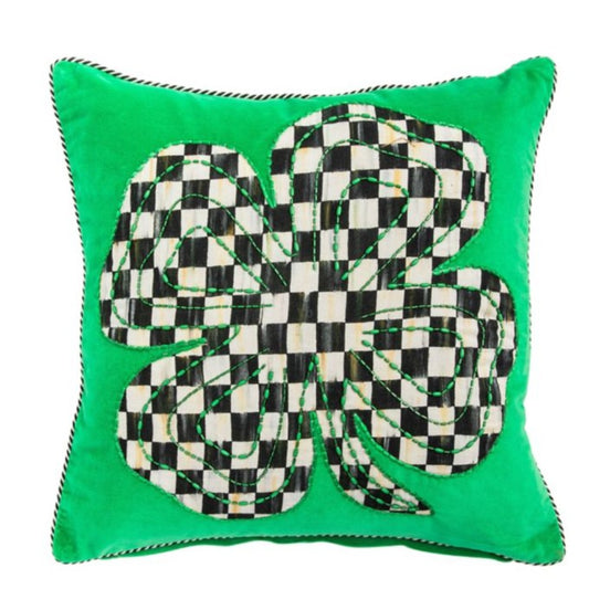 MacKenzie-Childs Courtly Clover Pillow