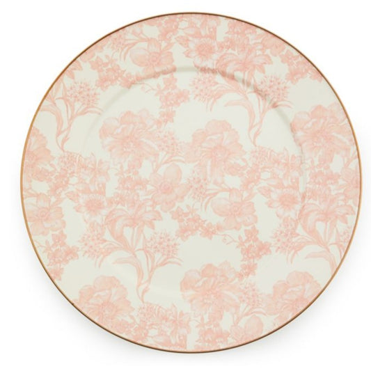 MacKenzie-Childs English Garden Enamel Serving Platter - Rosy