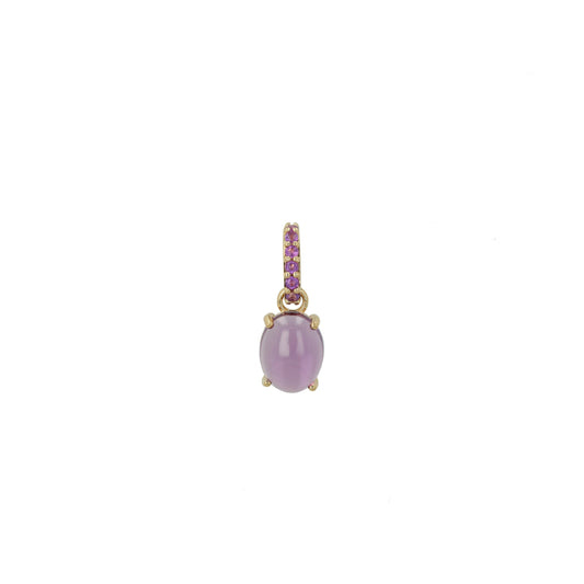 Rachel Reid 14k Gold Amethyst Charm