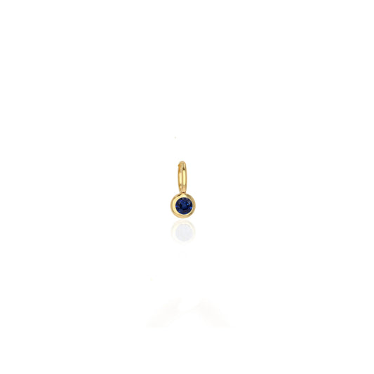 Rachel Reid 14k Gold Mini Sapphire Charm