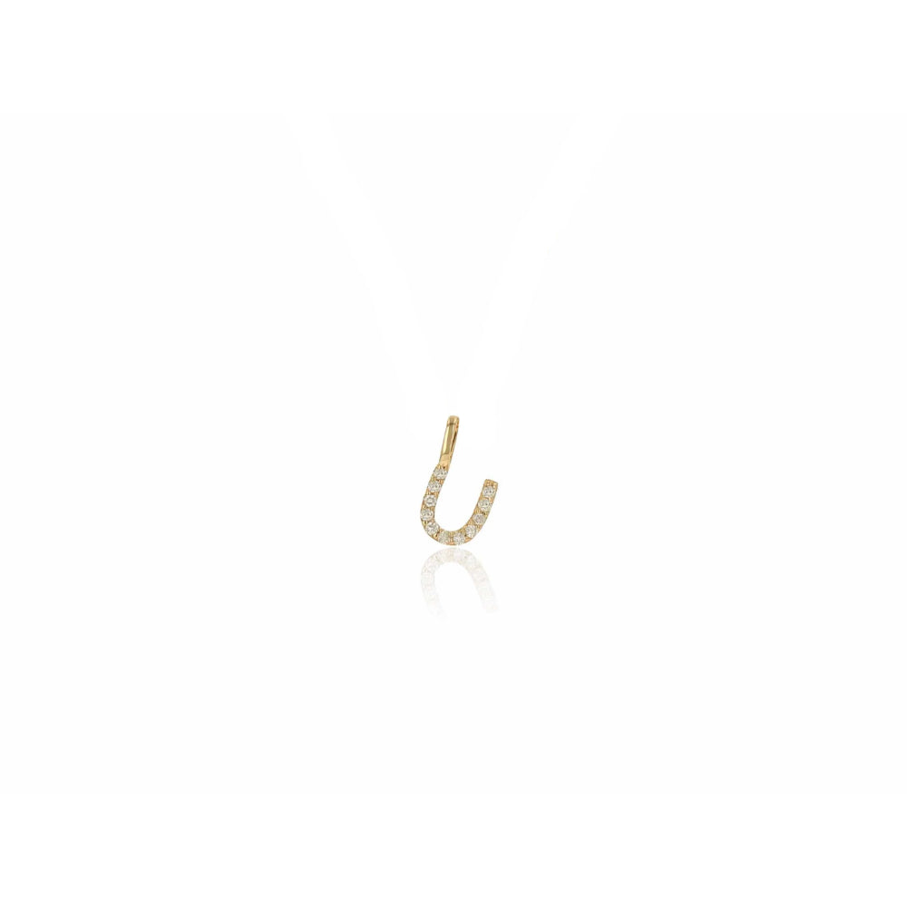 Rachel Reid 14k Diamond Letter Charm