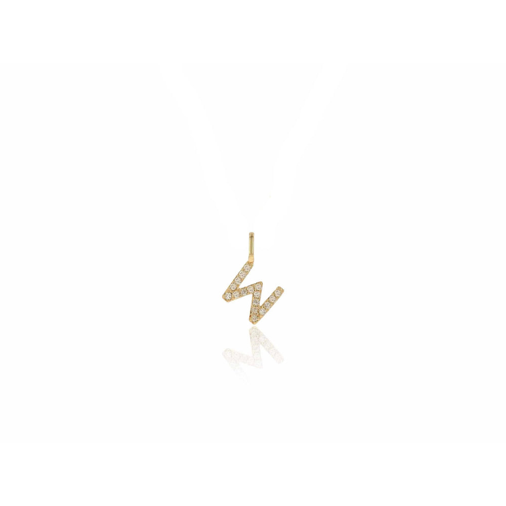 Rachel Reid 14k Diamond Letter Charm