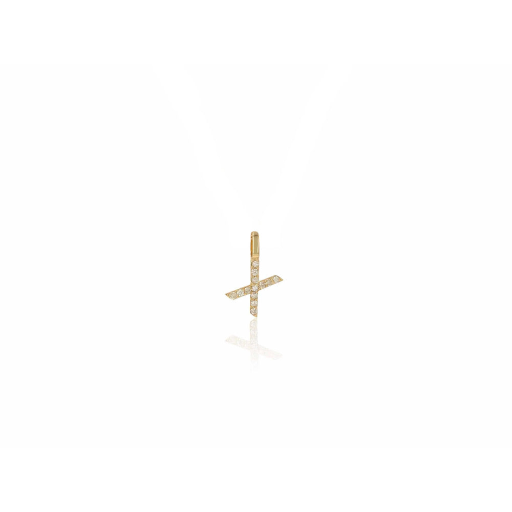 Rachel Reid 14k Diamond Letter Charm