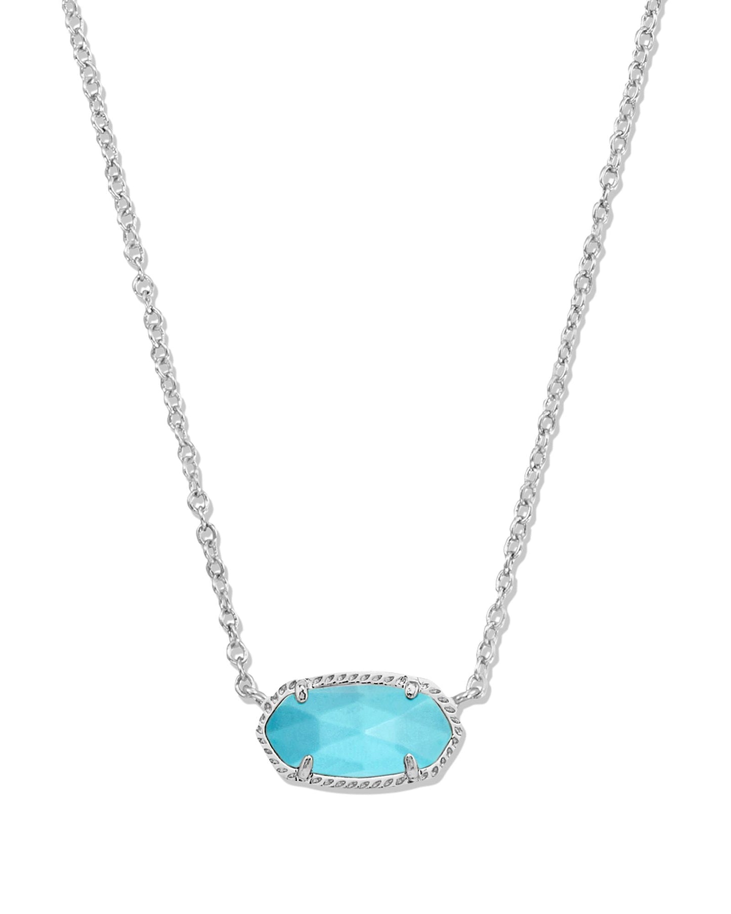 Kendra Scott Elisa Short Pendant Necklace in Turquoise Magnesite