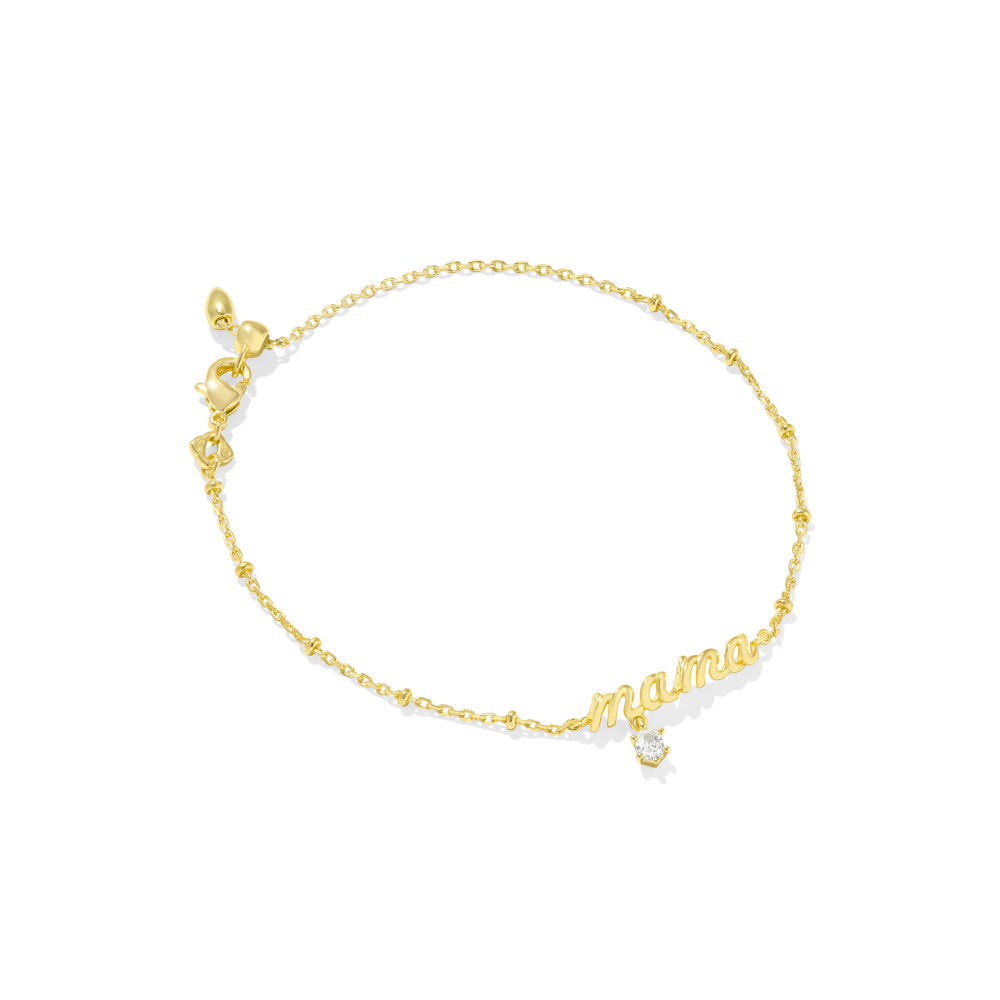 Kendra Scott Mama Crystal Delicate Chain Bracelet