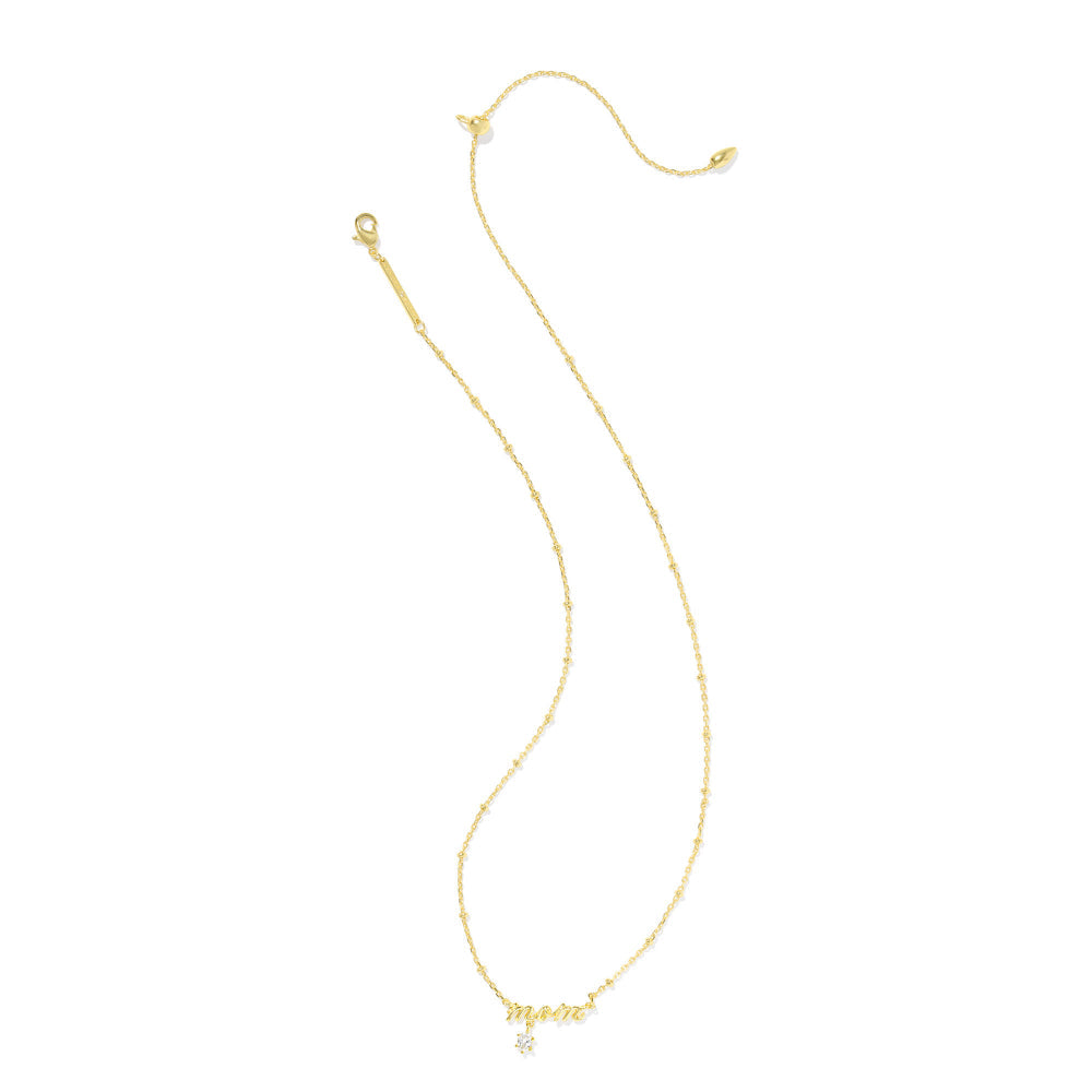 Kendra Scott Mom Crystal Short Pendant Necklace