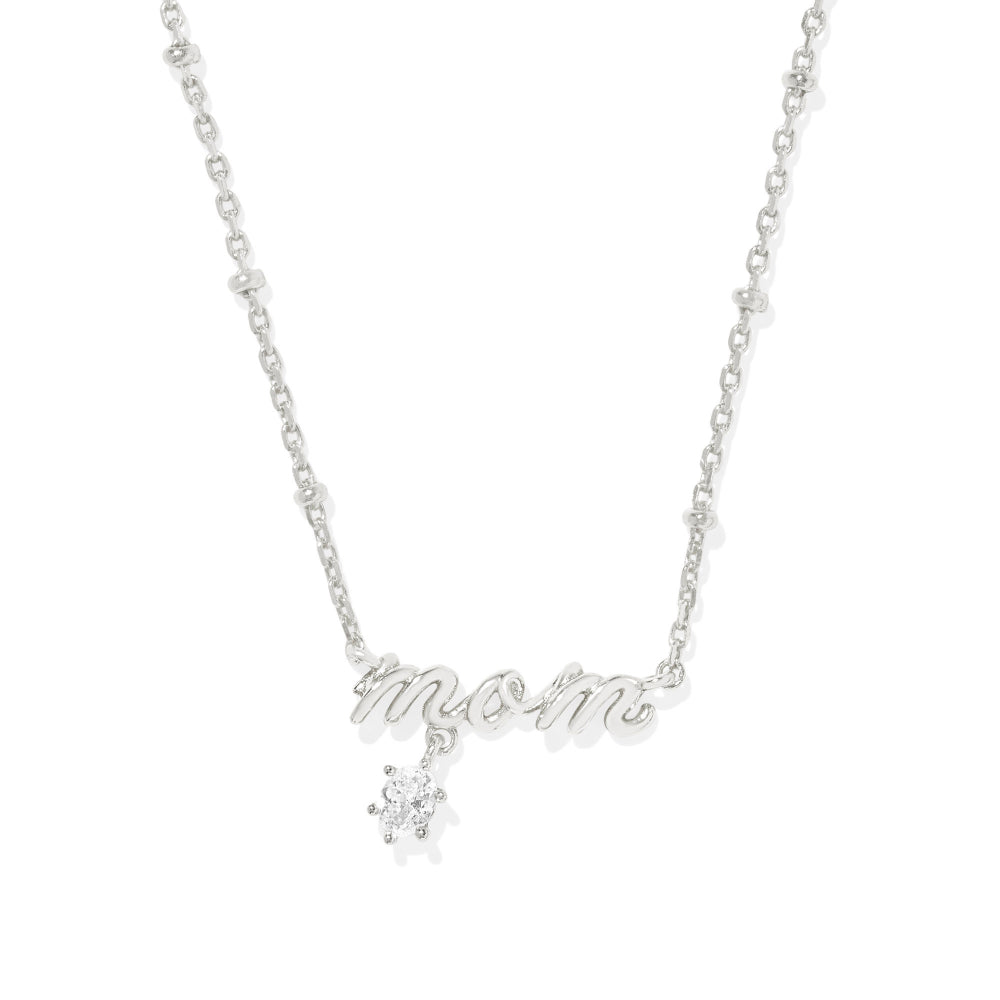 Kendra Scott Mom Crystal Short Pendant Necklace