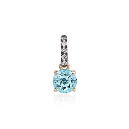 Rachel Reid 14k Mini Aquamarine Charm