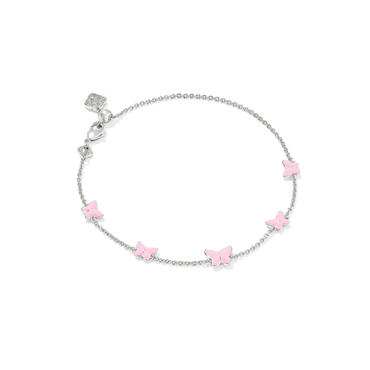 Kendra Scott Lillia Butterfly Enamel Delicate Chain Bracelet