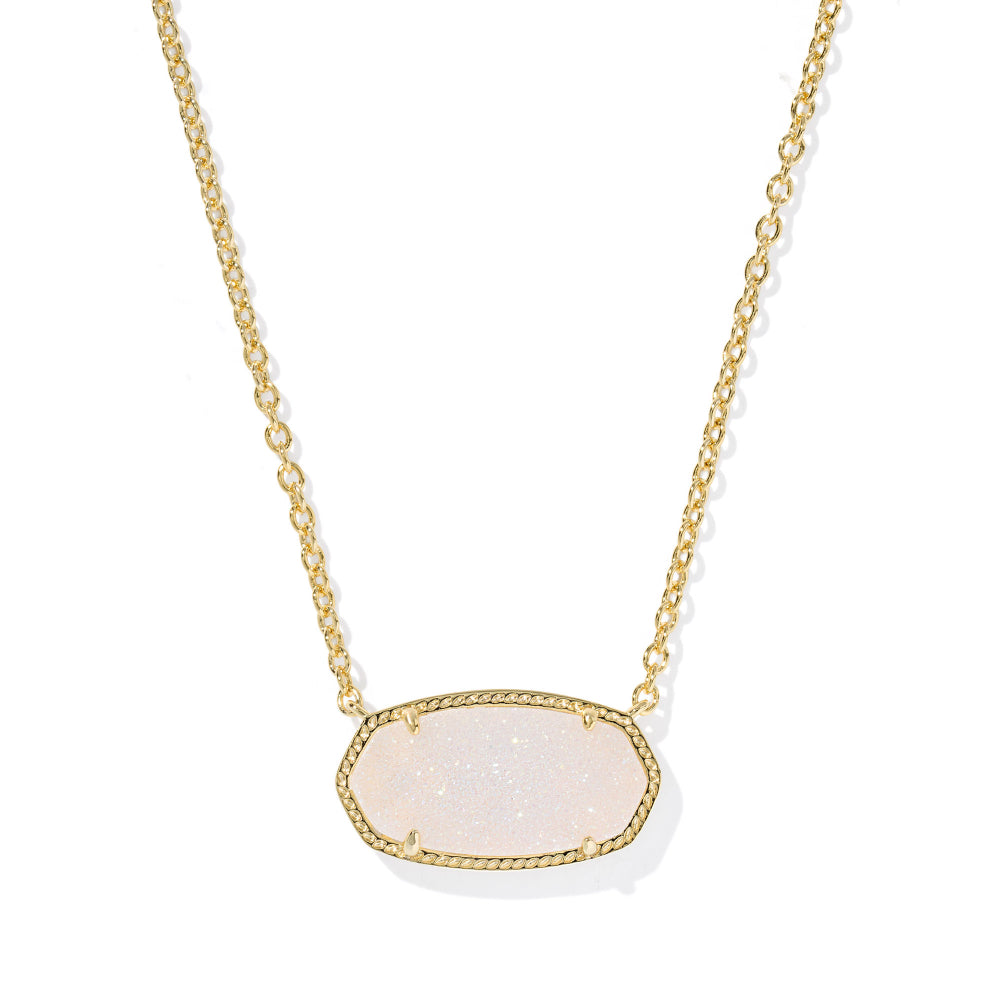 Kendra Scott Gold Elisa Statement Short Pendant Necklace