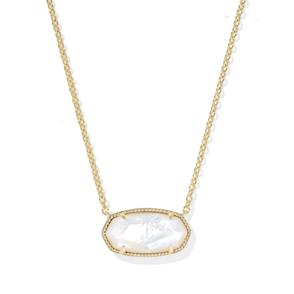 Kendra Scott Gold Elisa Statement Short Pendant Necklace